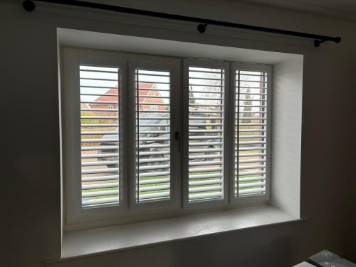 Tilt & Turn Window Shutters Telford Solution Perfect fit shutters on inward-opening tilt and turn window Telford | Ideal where others fail