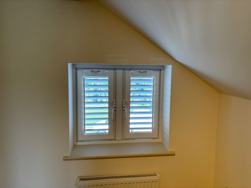 Bedroom Perfect Fit Shutters Bridgnorth Blackout perfect fit plantation shutters in Bridgnorth bedroom | Privacy solutions Telford & Shrewsbury